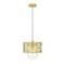 Z-Lite Kipton 1 Light Pendant, Rubbed Brass & Clear 3037P11-RB - alternate 5